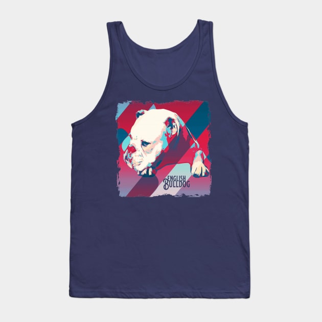 English Bulldog Tank Top by SpottydoggCreatives